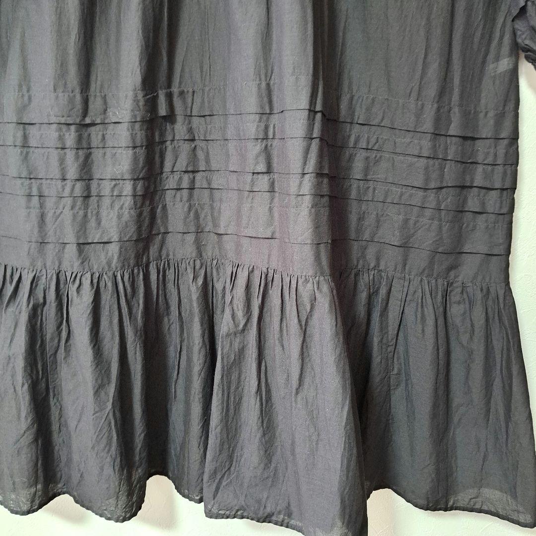 relume レリューム【極美品】ティアードワンピース マキシ 黒 インド綿