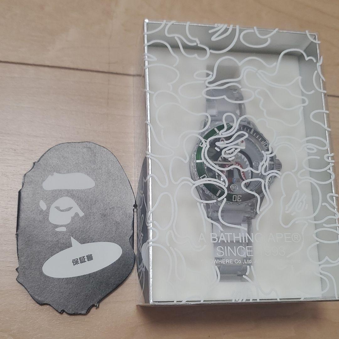 ★激レア希少★A BATHING APE BAPEX 腕時計シャーク★未使用品