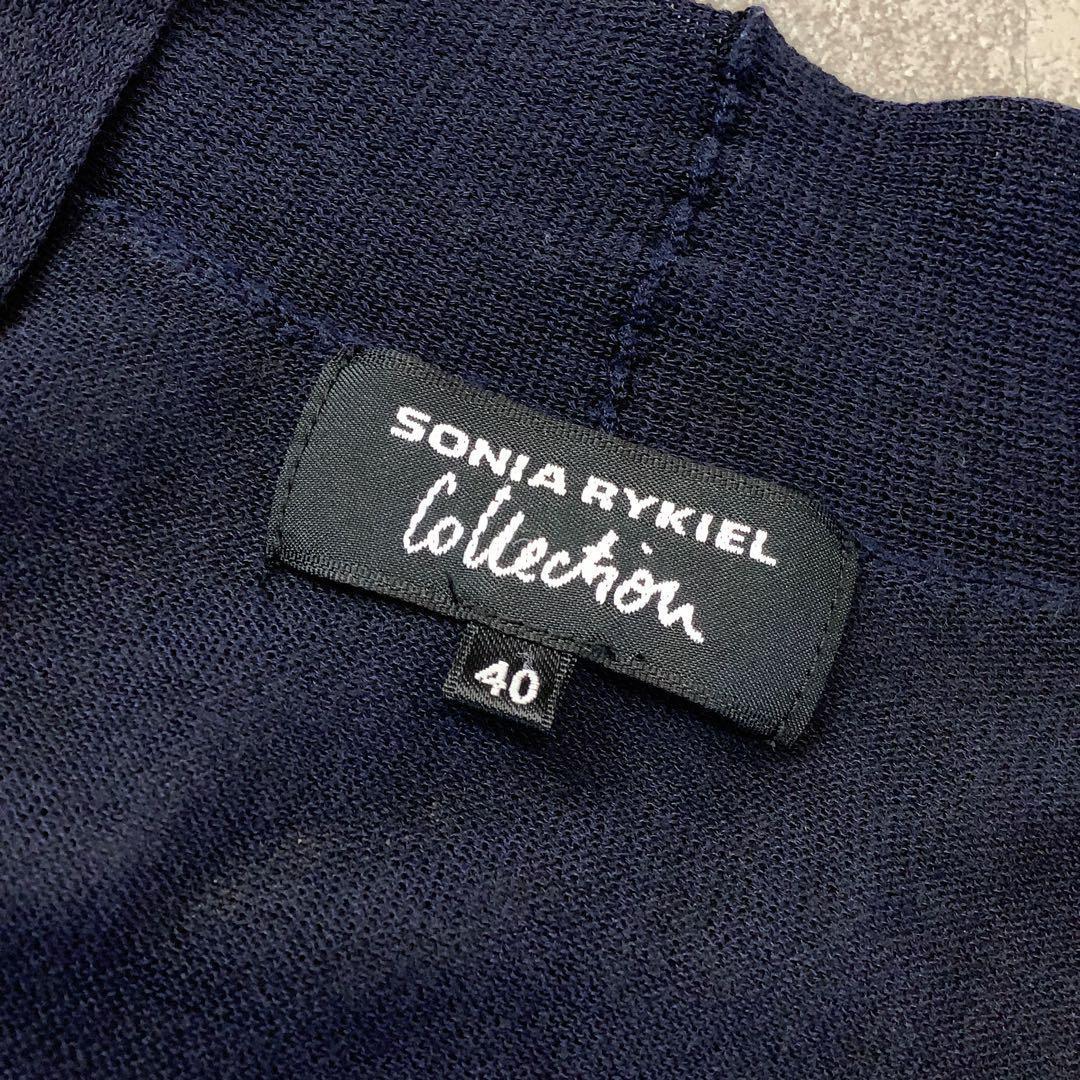 最新Fashion - SONIA RYKIEL ボーダー ニット カーディガン ワン