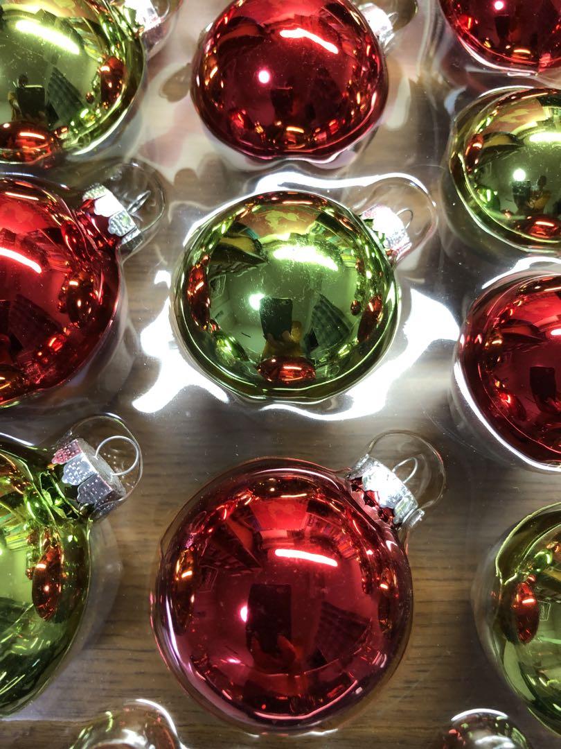 クリスマスガラスオーナメント 40個セット