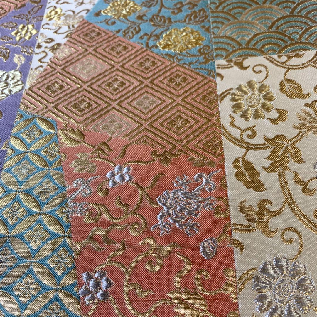 超激安お得 紹巴織•金通し 古代裂模様袋帯 m2dwB-m16603945445 超激安通販