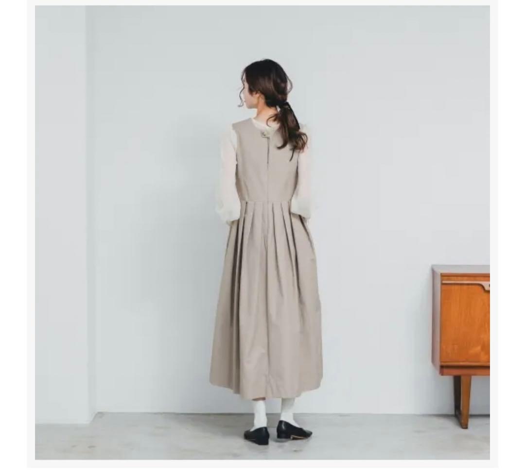 tete ワンピース　Alterドレス　前後2way ベージュ