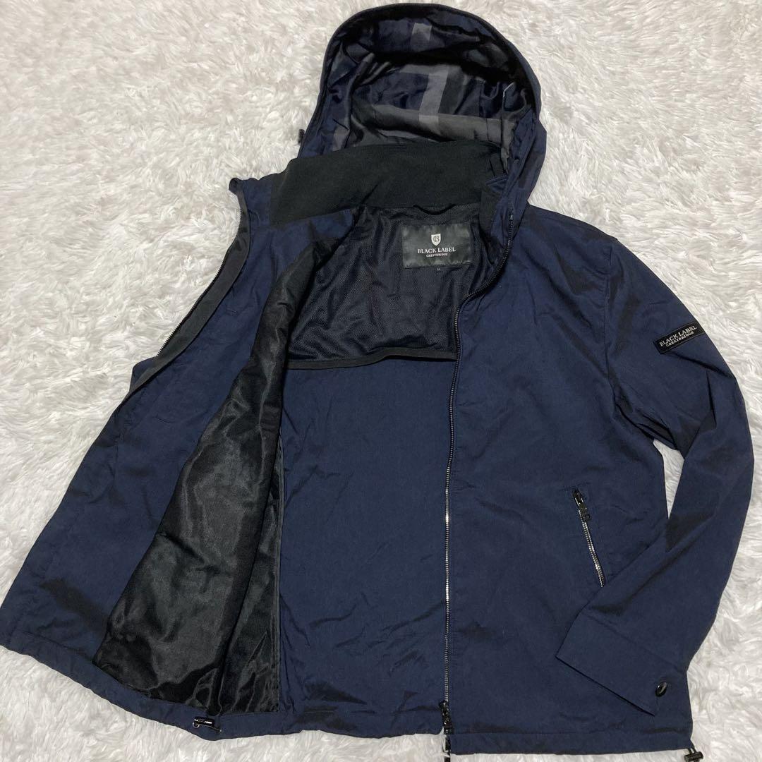 ブラックレーベルクレストブリッジ ネイビー CBチェック