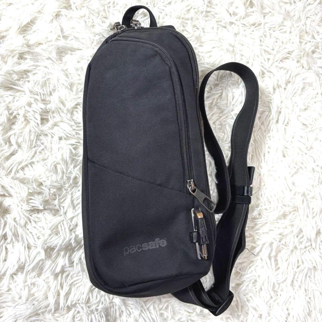 Pacsafe パックセーフ VIBE150 ワンショルダー 黒 バイブ 旅行