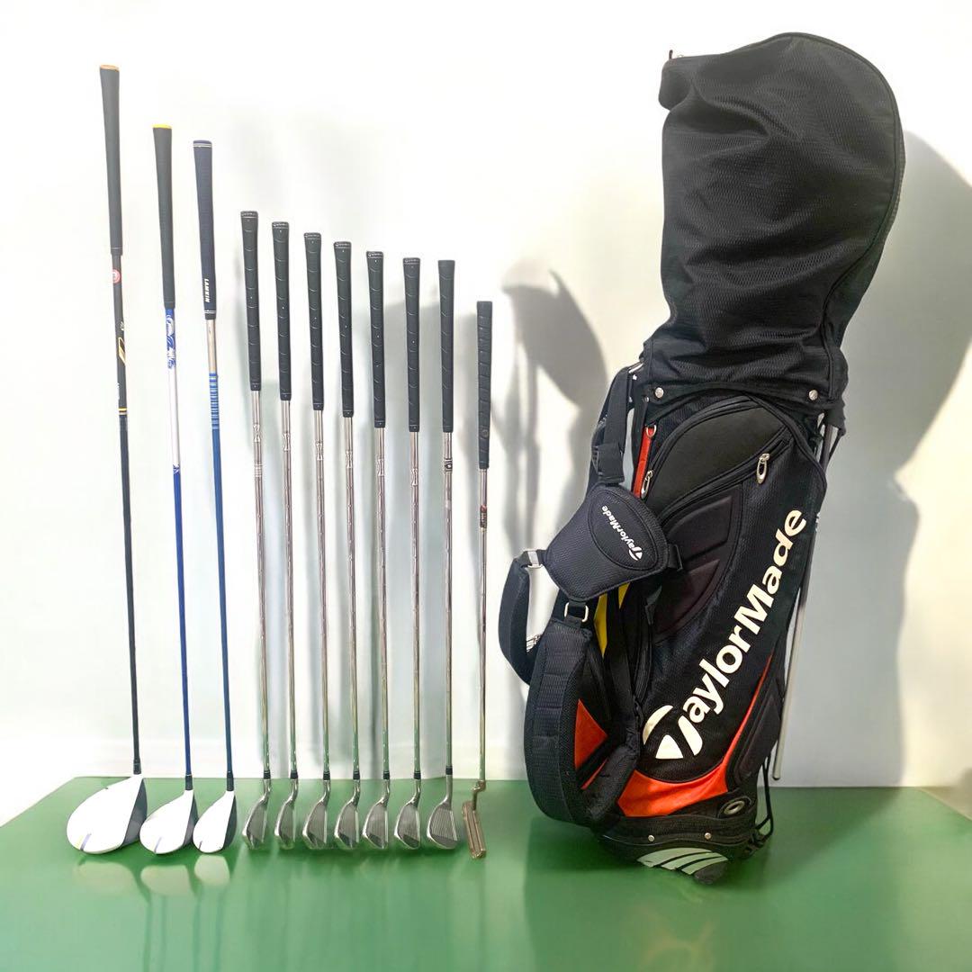 良品 テーラーメイド RBZ ゴルフクラブセット11本 高級スタンド式バッグ付