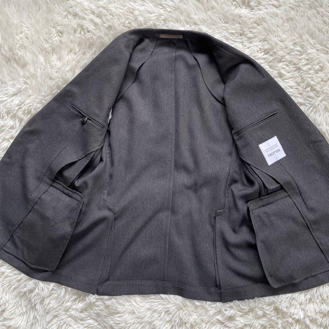 マッキントッシュフィロソフィー「TROTTER」グレーシングル2Bジャケット