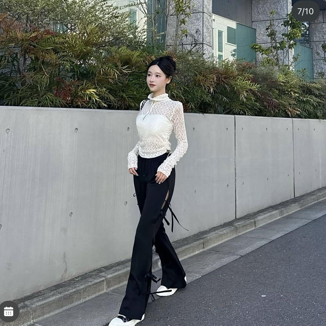 yilon イロン　Blossom lace tops white yilon イロン Blossom lace tops white
