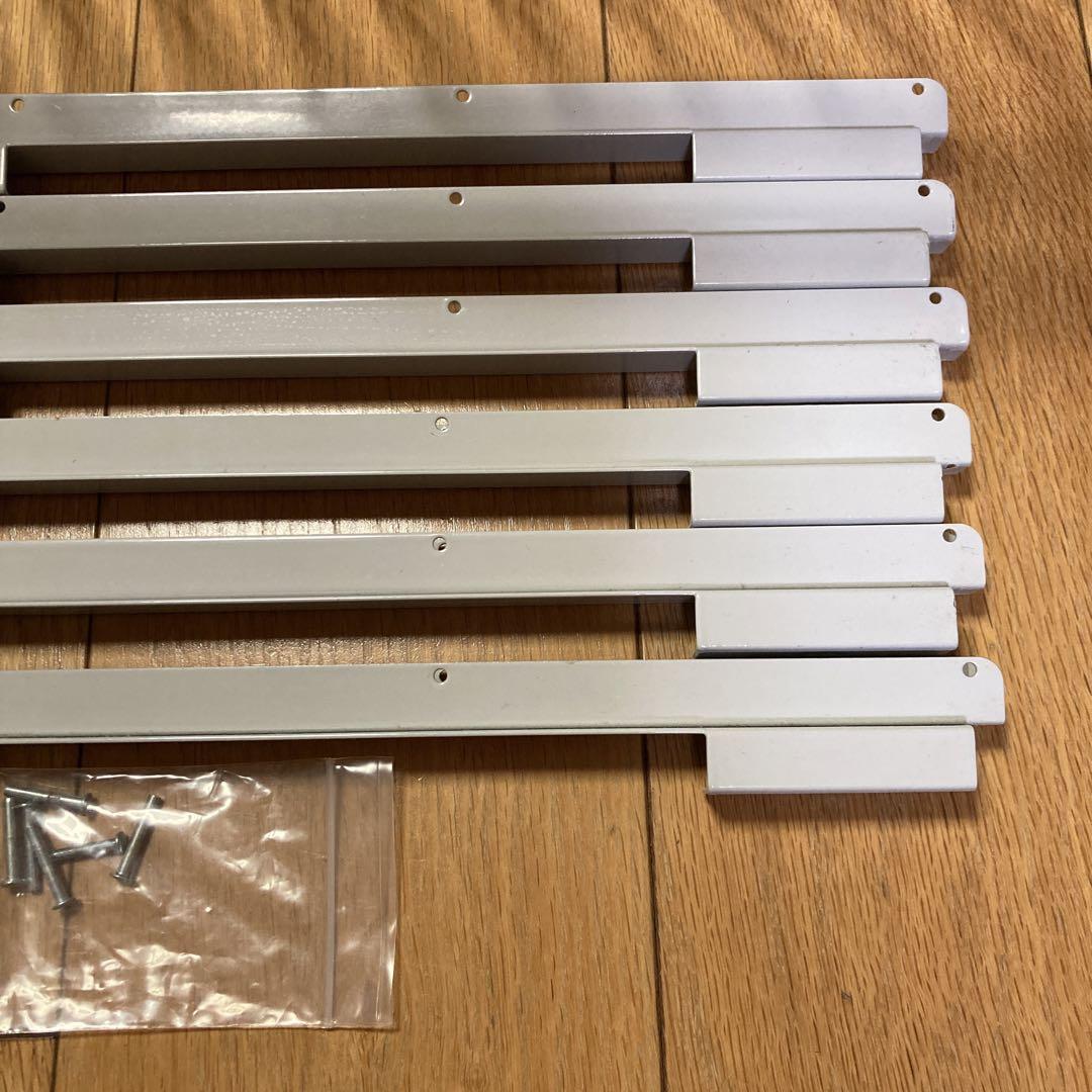 無印良品　スチールユニットシェルフ　追加カゴ　グレー　56センチ　３つ　セット