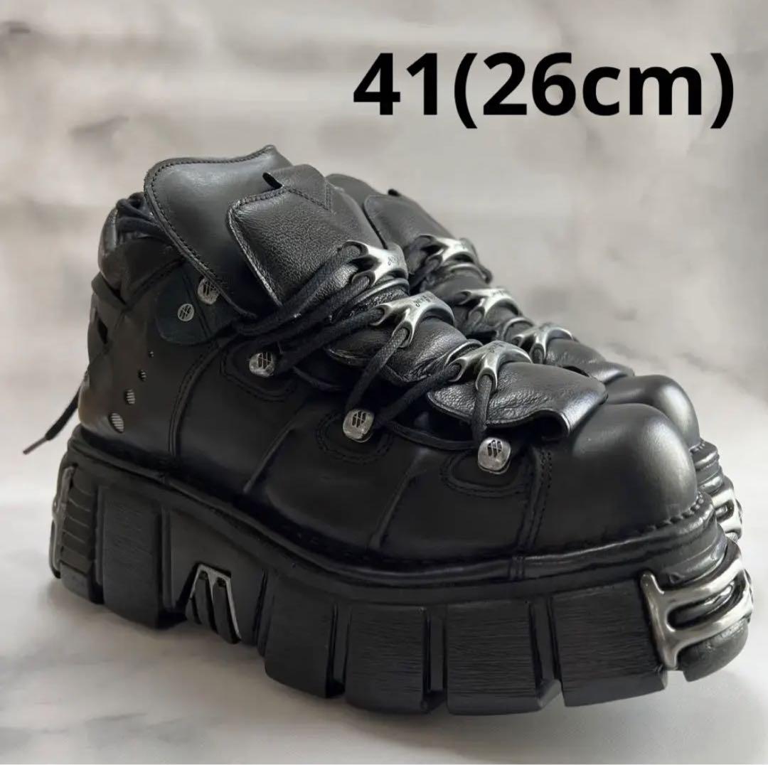 NEW ROCK M-106-S1  38(24.5cm相当)新品未着用 厚底