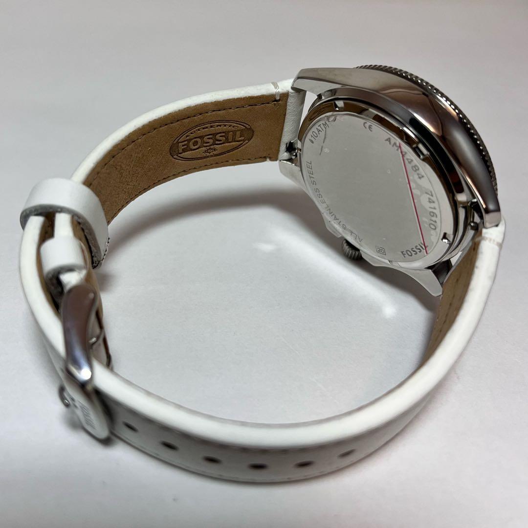 新品未使用】FOSSIL フォッシル レディース CECIL ホワイトレザー