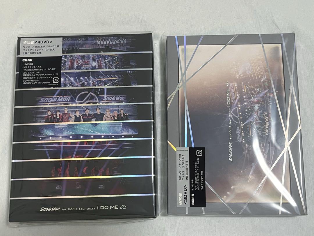 Snow Man『Snow Man 1st DOME tour 2023 i DO ME』【初回盤】DVD