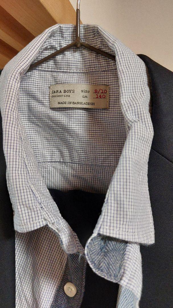 ZARA BOYS ネイビー スーツ 140cm ネクタイ付き