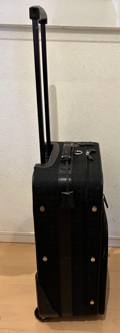 COACH】コーチ マイクロシグネチャースーツケースブラック 新品