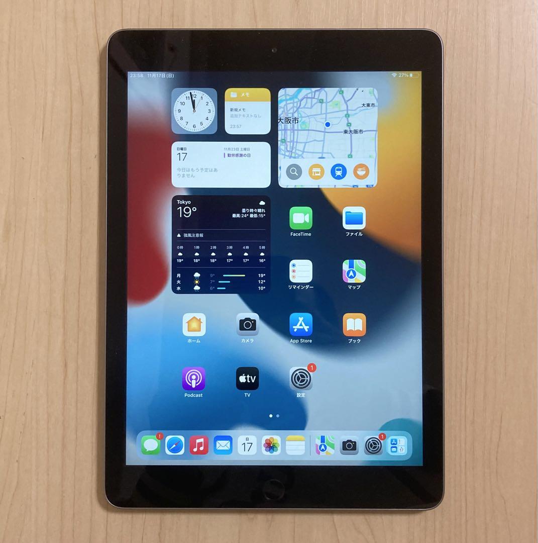 iPad 5 32GB iPad5 完動品 iPad 第5世代 バッテリー良好