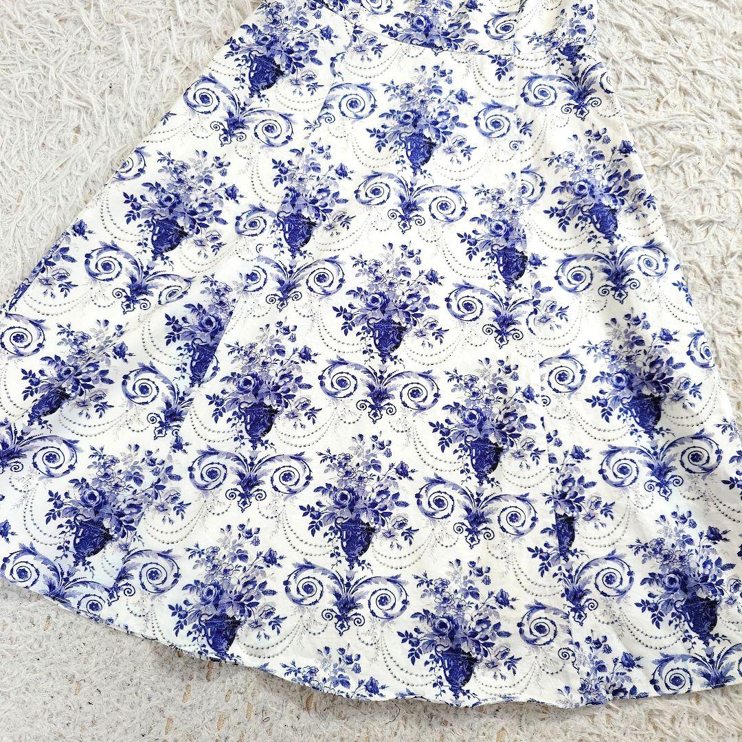 85【新品同様】ローラアシュレイ ワンピース 7号 S コーデュロイ