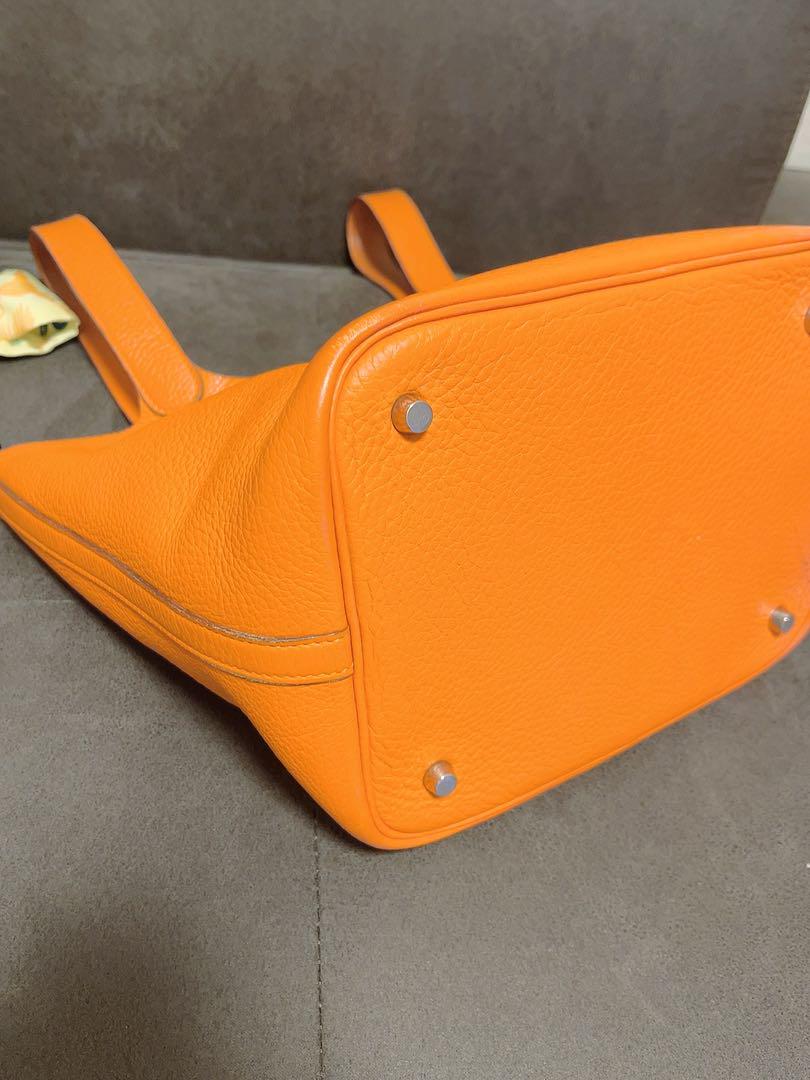 HERMÈS ピコタンMM ⬜︎Hスカーフ付き