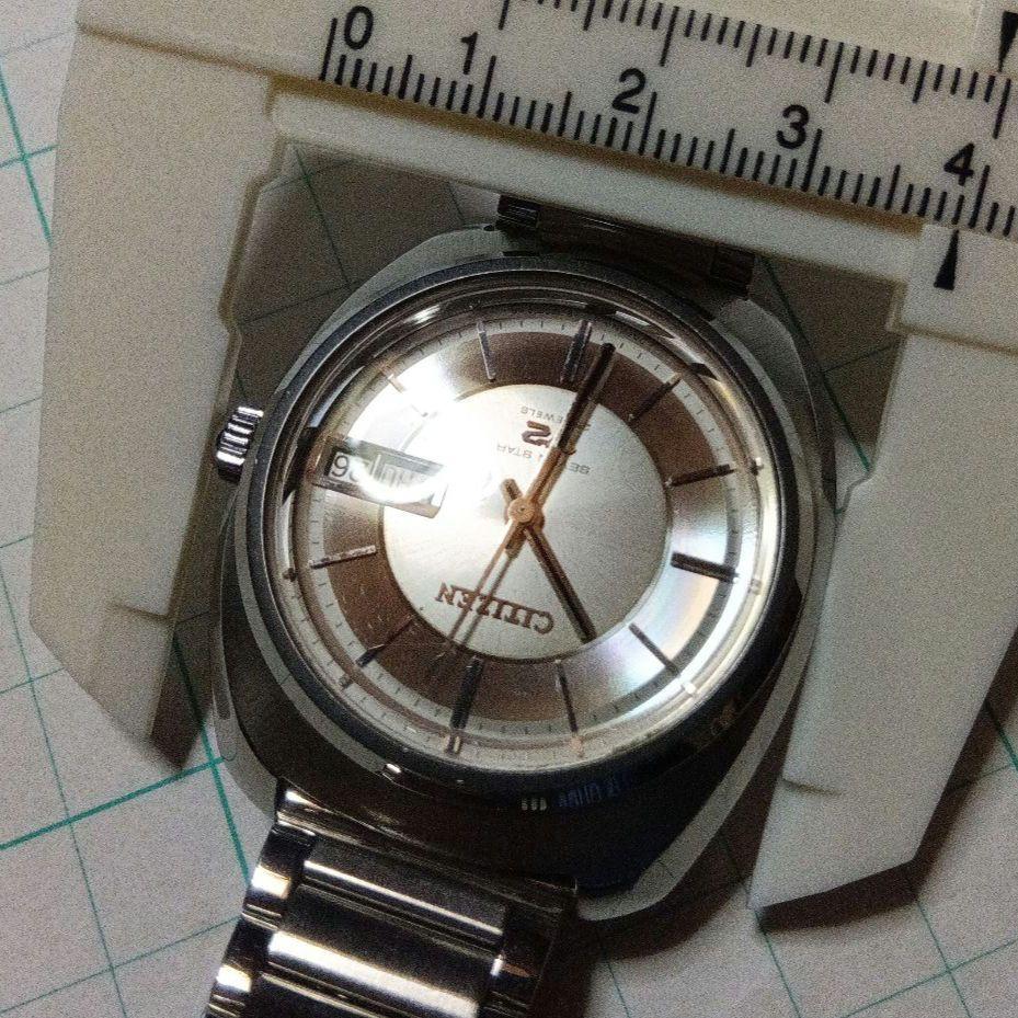CITIZEN セブンスターV2 自動巻き 腕時計 シルバー 稼働品　レトロ