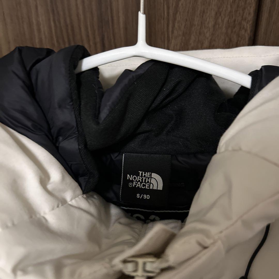 THE NORTH FACE フード付きダウンジャケット ホワイト