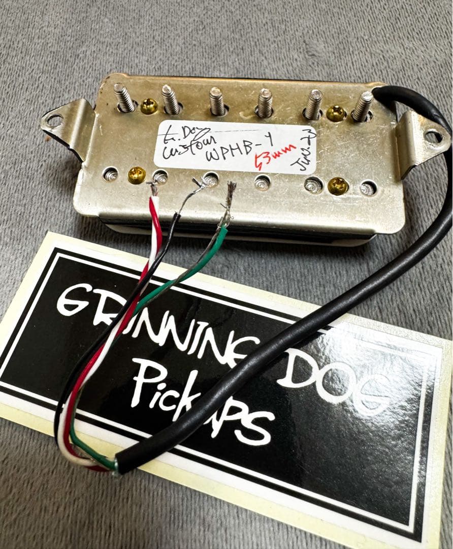 GRINNING DOG カスタムハムバッカーPU4芯美品