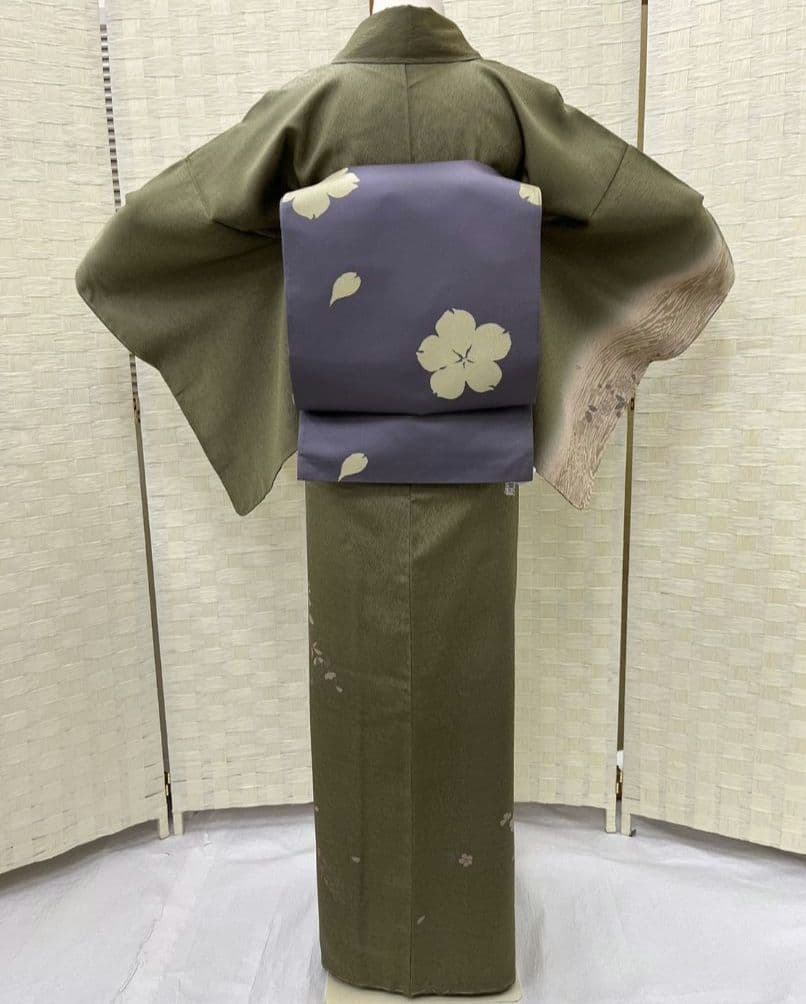 ❪7213❫  ❃  訪問着  (正絹)  ❃   しつけ付