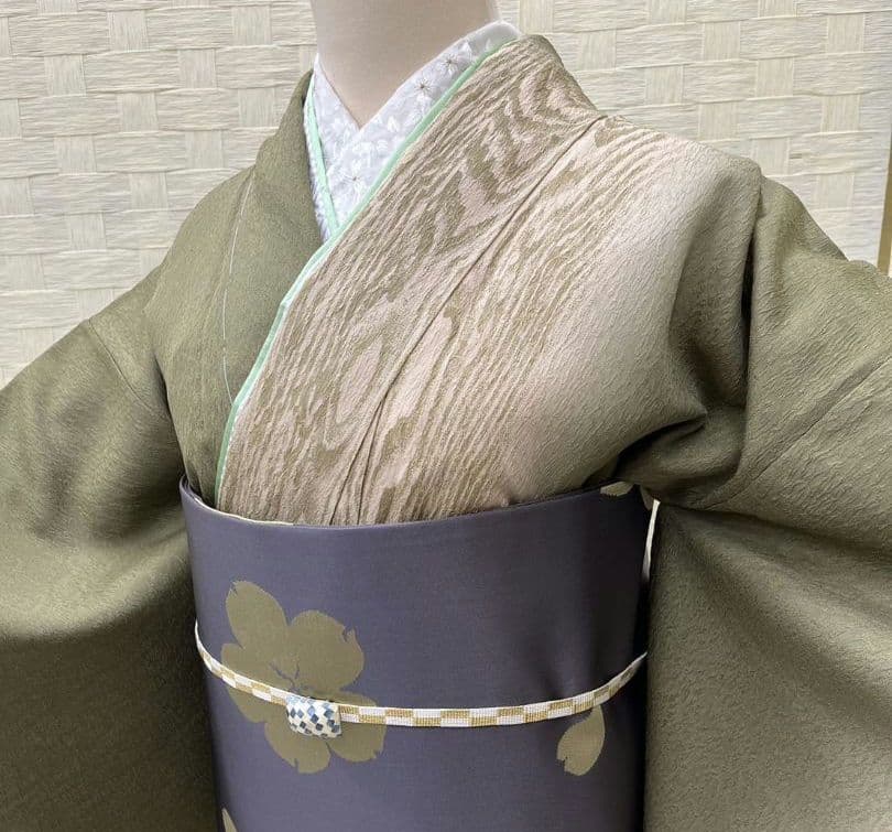 ❪7213❫  ❃  訪問着  (正絹)  ❃   しつけ付