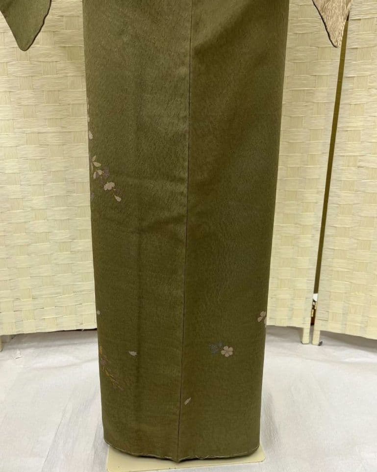 ❪7213❫  ❃  訪問着  (正絹)  ❃   しつけ付