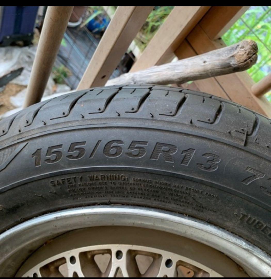 旧車？114.3 4穴　4本セット　オフセット38 5.5J 