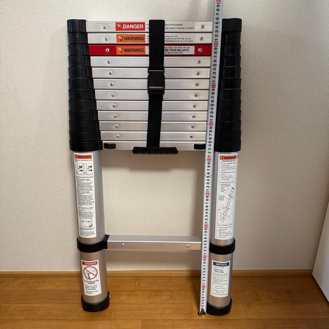 Aluminum Telescopic Ladder 3.8m