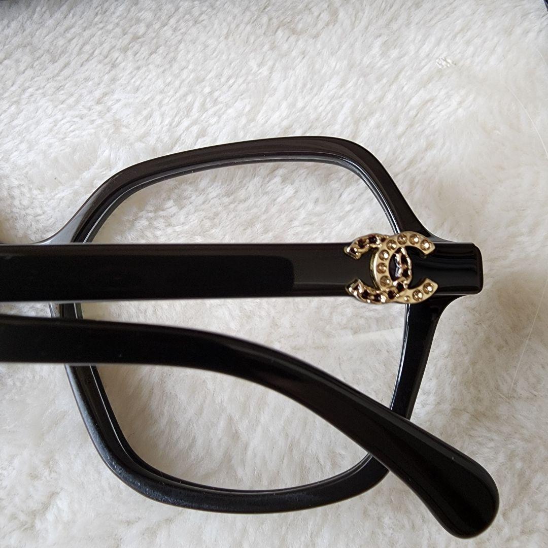 シャネル ロゴ スクエア シェイプ メガネ