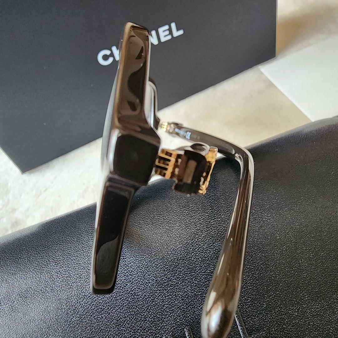 シャネル ロゴ スクエア シェイプ メガネ