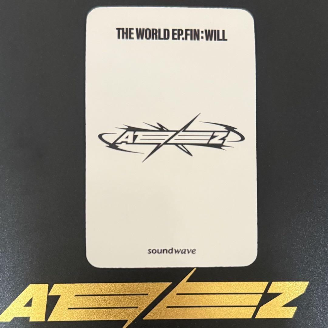 【出回りなし】 ATEEZ will soundwave 3形態購入特典 ウヨン 出回りなし】 ATEEZ will soundwave 3形態購入特典 ウヨン