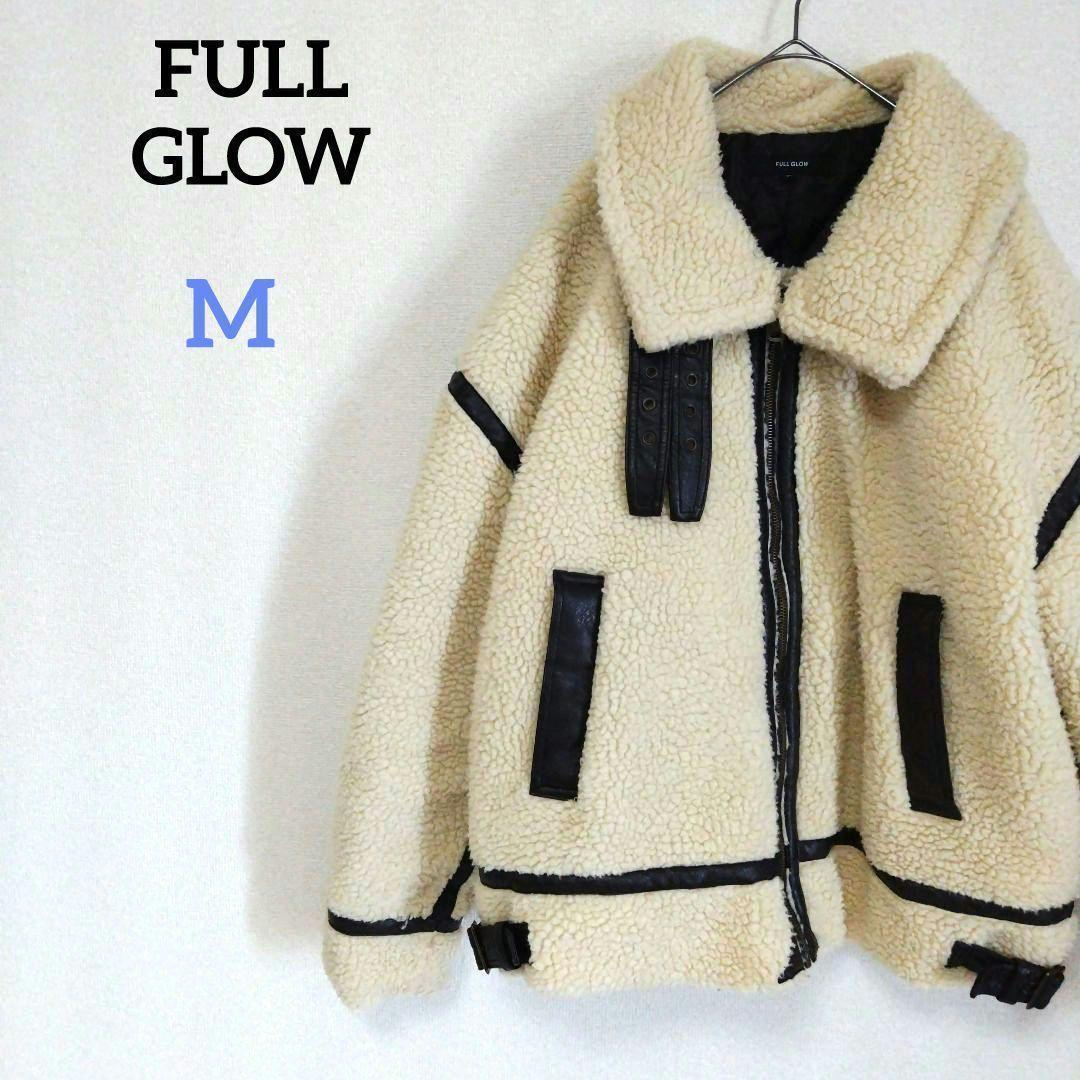 フルグロー　ボアフライトジャケット　ボマージャケット　ミリタリー　エコレザー