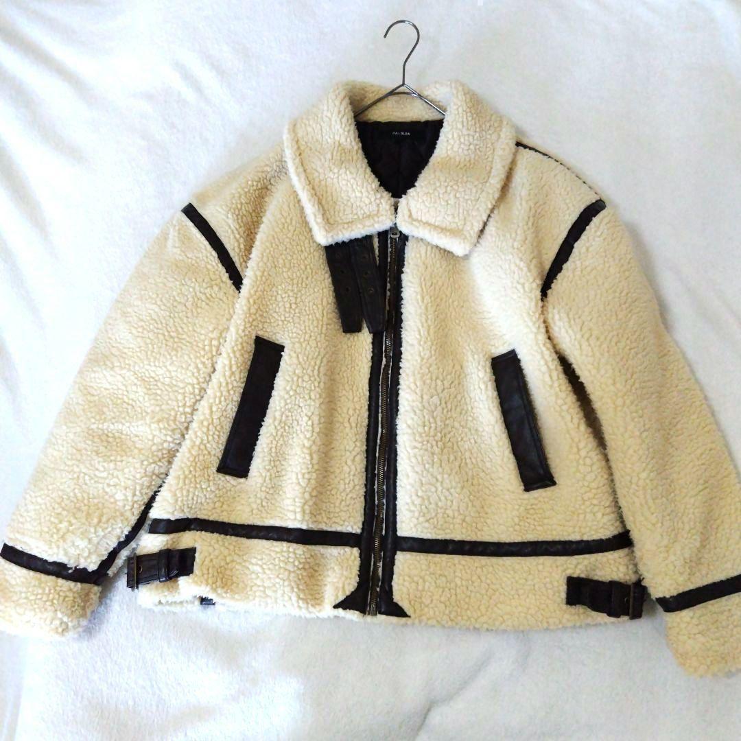 フルグロー　ボアフライトジャケット　ボマージャケット　ミリタリー　エコレザー