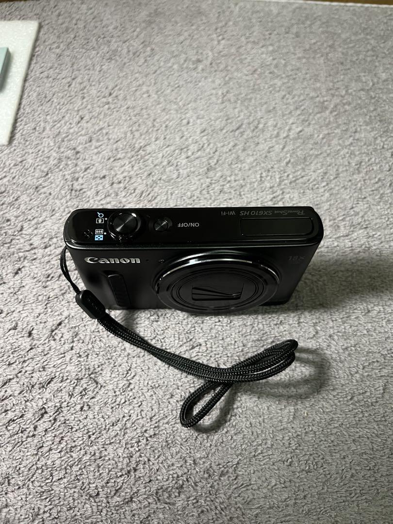 CANON キャノン　デジタルカメラ　SX610HS ブラック　美品