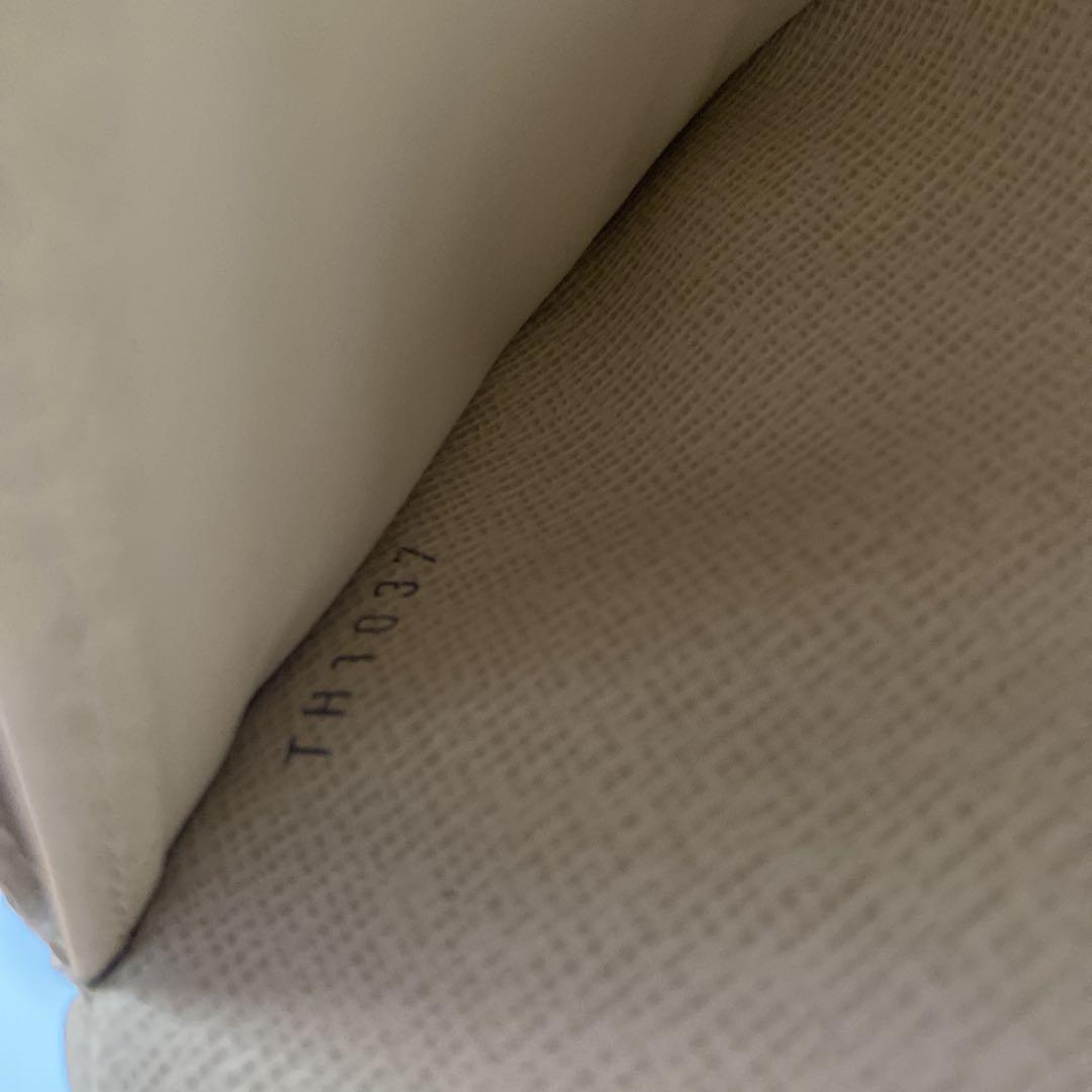 LOUIS VUITTON ダミエ 長財布 ホワイト/ネイビー