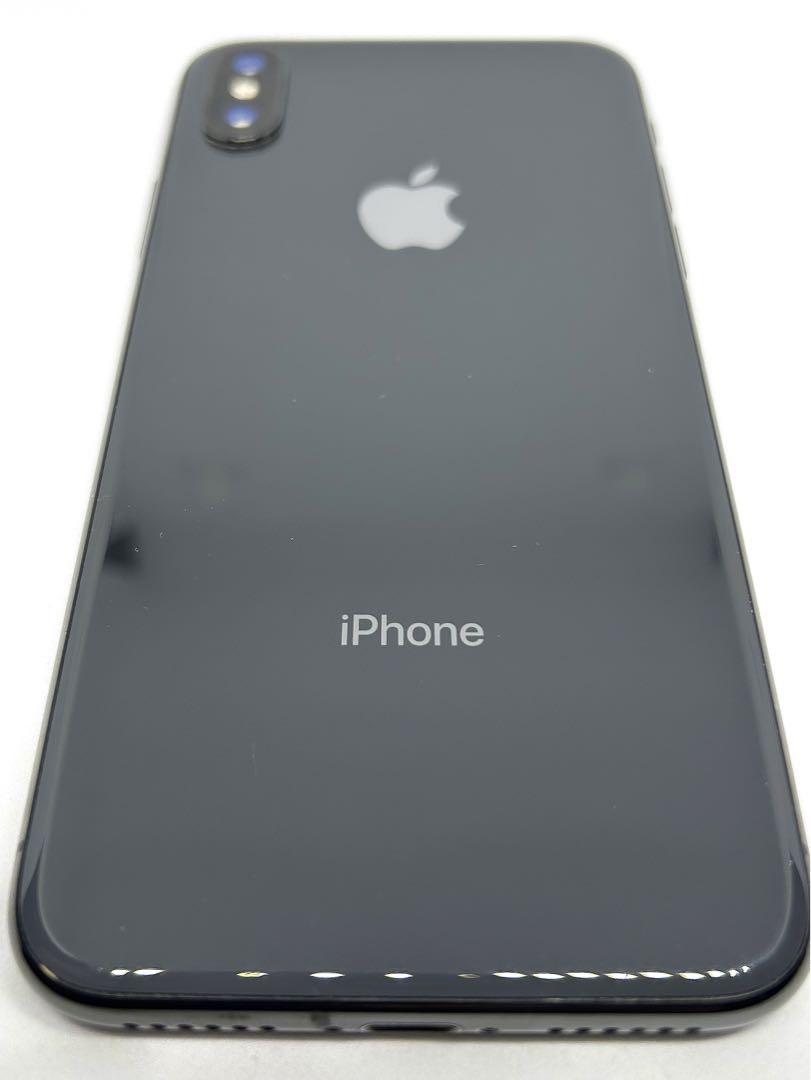 iPhone X スペースグレー 256GB SIMフリー バッテリー100％