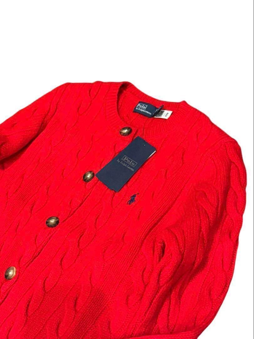 新品 完売 ポロラルフローレン ケーブルニット ウールカシミヤ