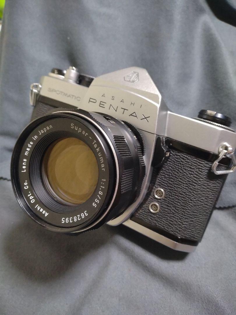 ペンタックス SP ＋スーパータクマー55ミリF1.8 動作美品少し訳