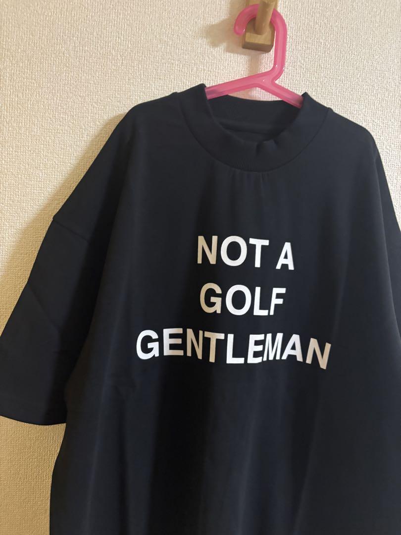 ハーフモックネックシャツ　L