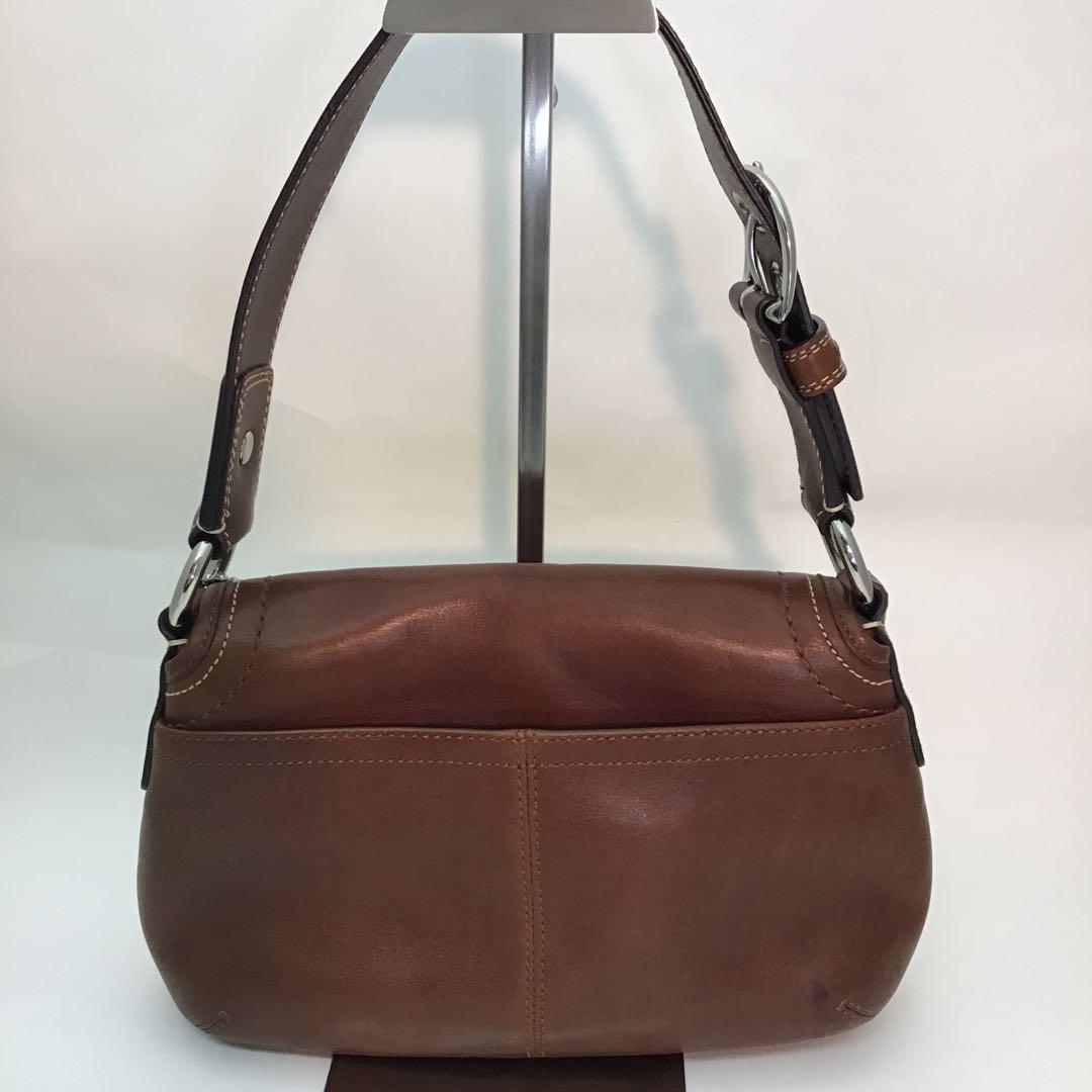 ‼️コーチCOACH ‼️ブラウン ショルダーバッグ -F13728