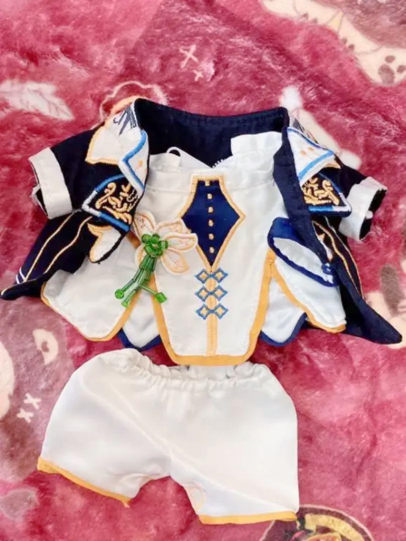 20cm豪華刺繍イケメン騎士風着せ替えぬいぐるみ服セット