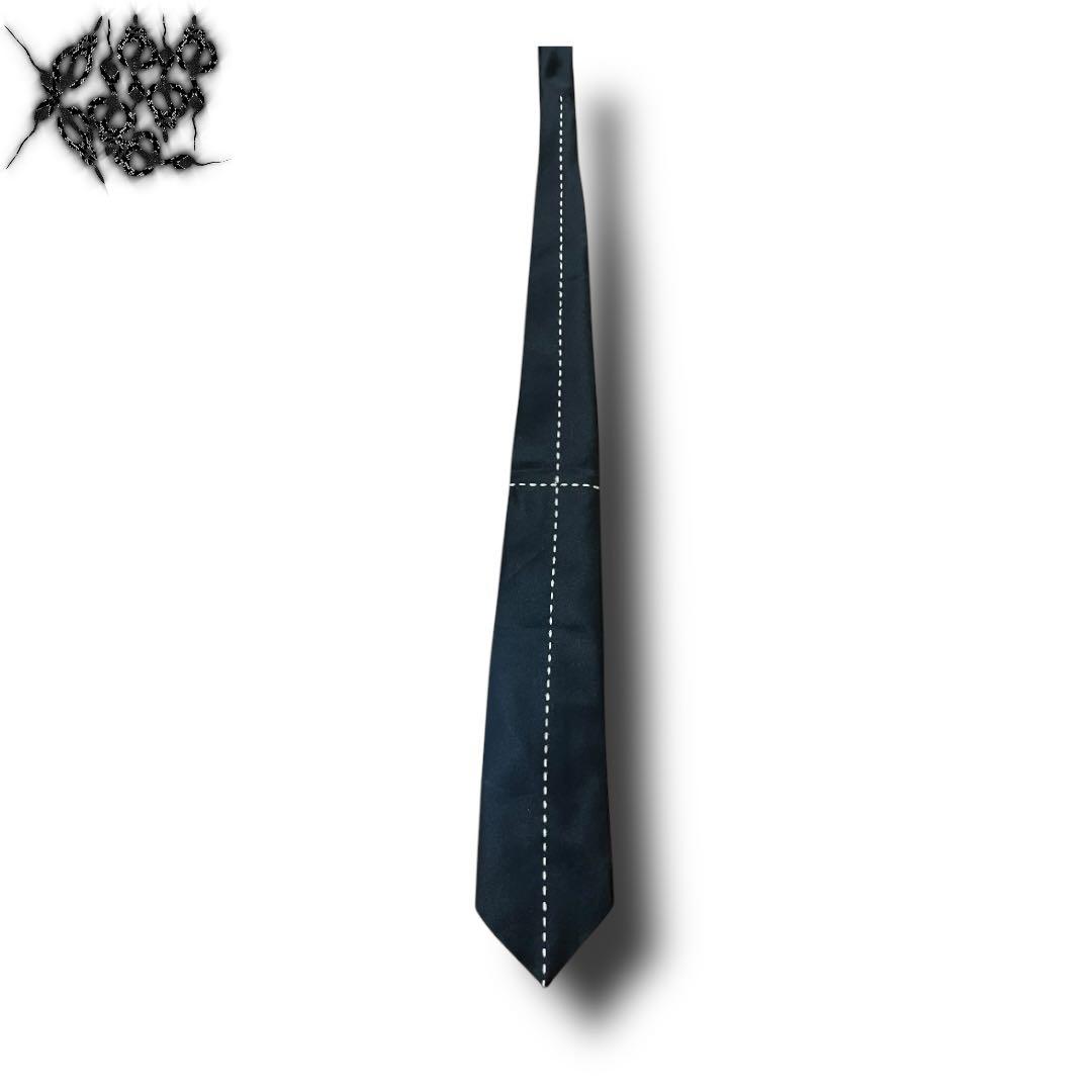 小物 Black Peace Now Cross Stitch Tie