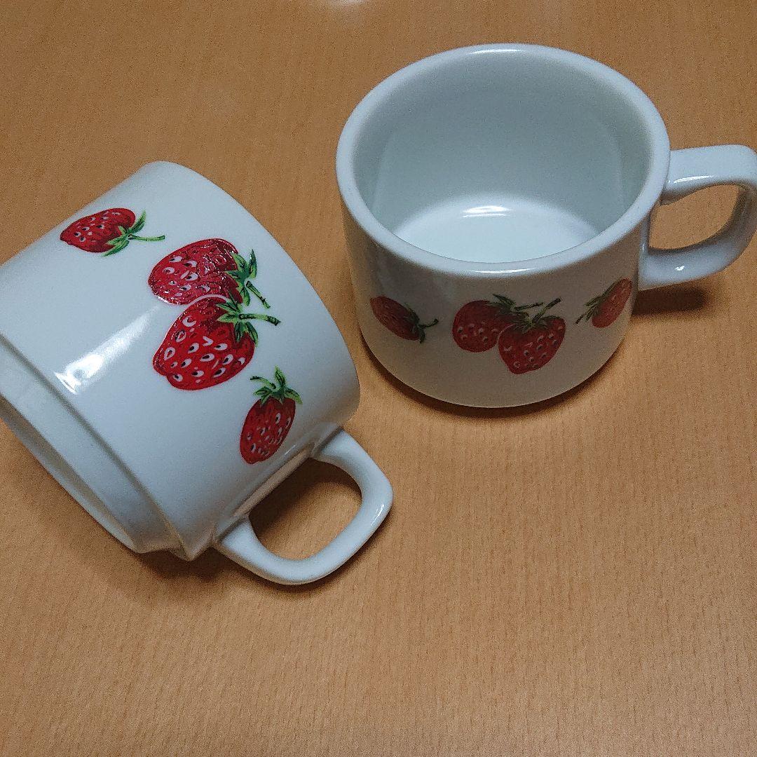 苺柄 カップ