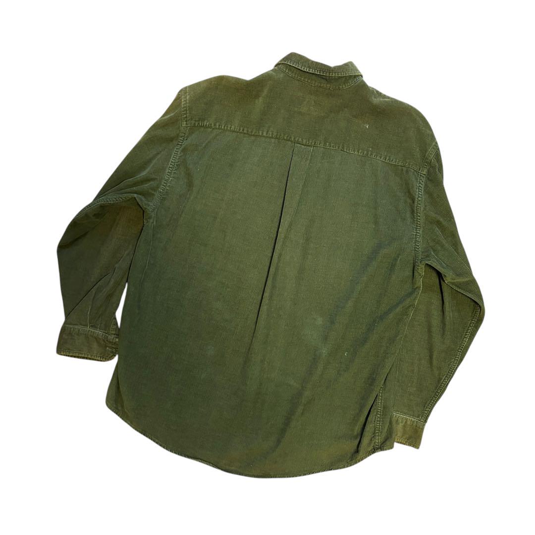 90s eddie bauer 長袖シャツ コーデュロイ 白タグ M 古着 - メルカリ