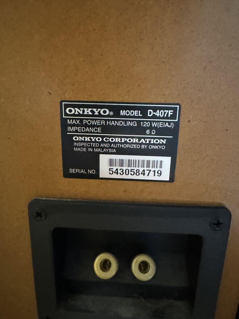 ONKYO D-407Fスピーカー ONKYO : D-407F - 中古 | オーディオユニオン