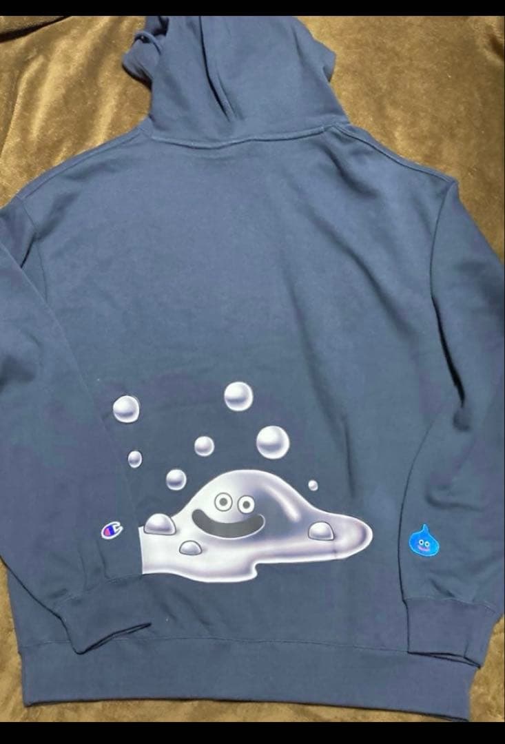 M ドラクエ×Champion コラボ パーカー アウトレット CM Champion