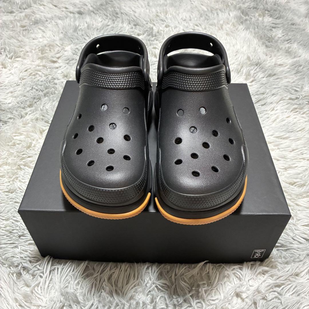 【未使用美品】CROCS 厚底 バブルクラッシュ クロッグ〈定価13,750円〉