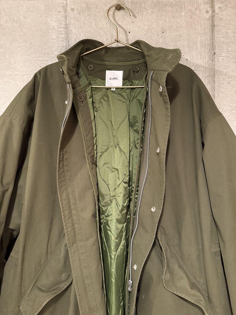BEAMS Dot 3wayモッズコート Mサイズ　オリーブ