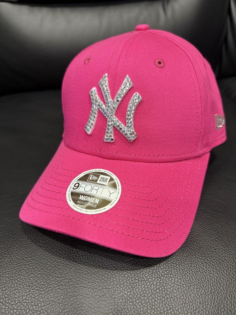 新品 NEWERAニューエラ9FORTY WOMENキャップ ピンクロゴ デコ
