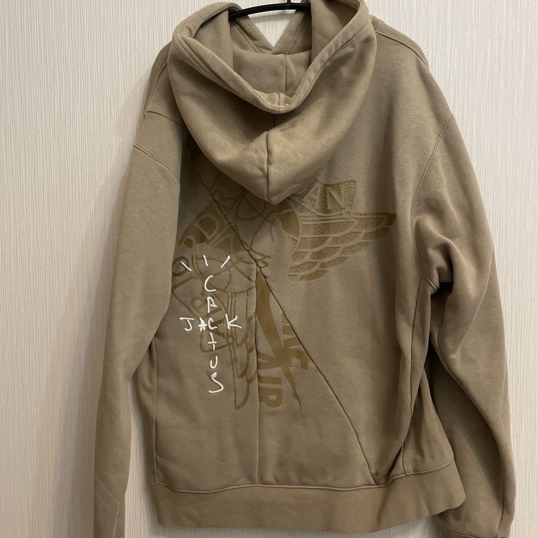 Travis Scott Cactus Jack x NIKE Jordan パーカー ベージュ Air Jordan Cactus パーカー ベージュ Travis